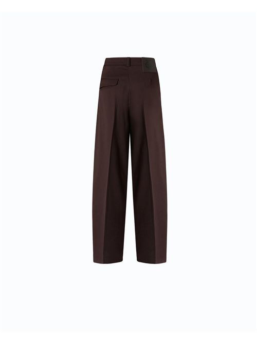 Pantaloni barrel fit in misto lana PINKO | 107712A3MS/M04